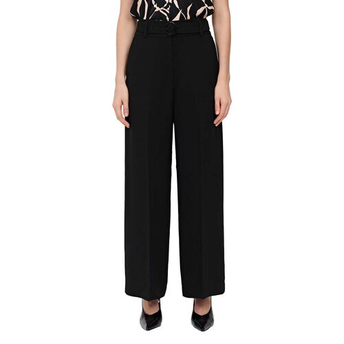 Veronika Maine Double Weave Belted Flared Pant